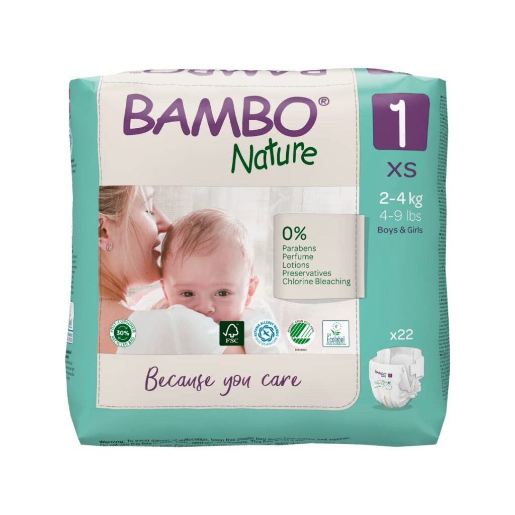 Best newborn diapers India Bambo Nature