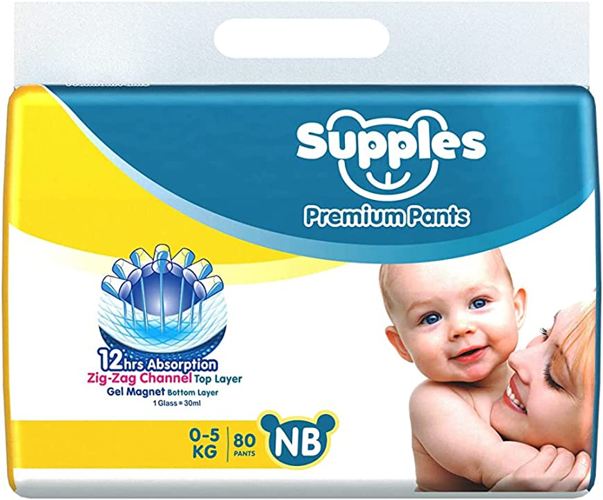 Best newborn diapers India Supples Premium Pants