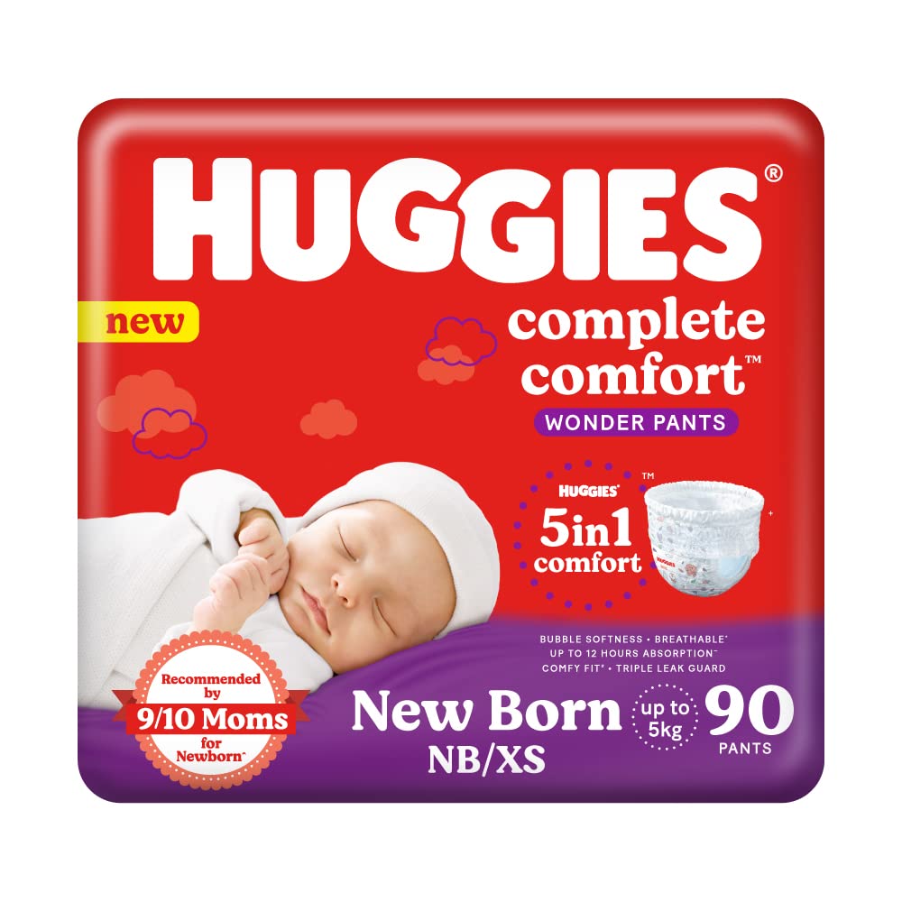 Newborn diaper Huggies Complete Comfort Wonder Pants